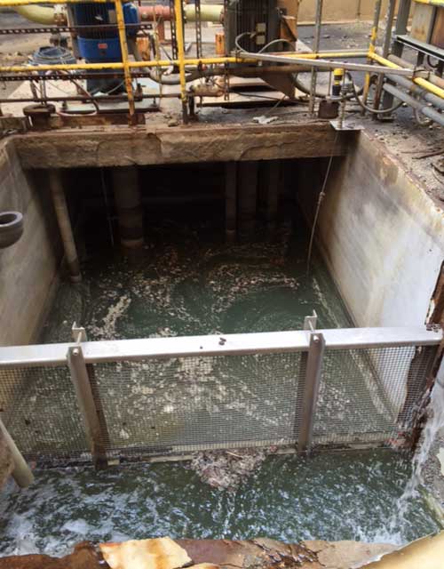 power-plant-sumps-139 corroded sump at power plant